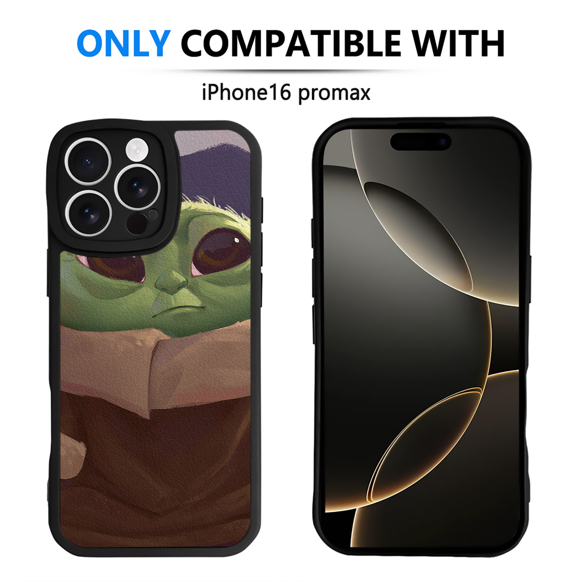 （画像用） スター・ウォーズ Star Wars 【iPhone 16シリーズ対応】シリコンスマホケース（レザー調） 材質：シリコン